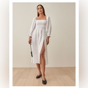 Linen White Dress Reformation